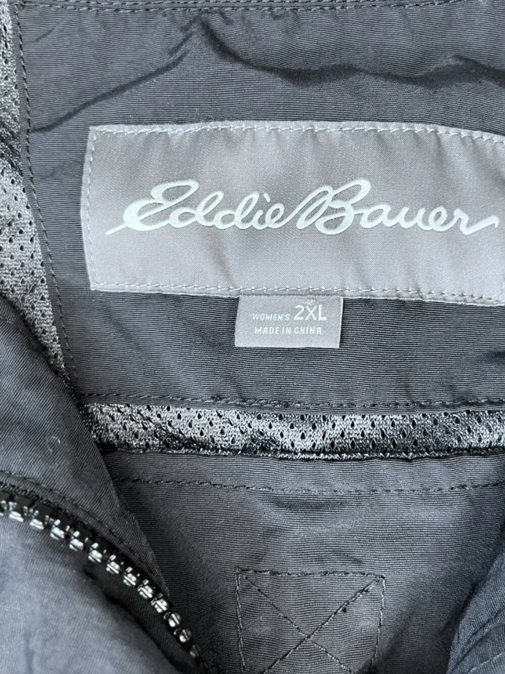Eddie Bauer Utility Vest Womens 2XL Black Cargo Pocket Outdoor Performance - Picture 4 of 11